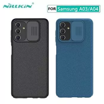 Чехол Nillkin CamShield для Samsung Galaxy A03S A04S, защитный чехол для камеры, защитный чехол для камеры Samsung A03 A04 A037G, чехол Samsung A03S чёрный