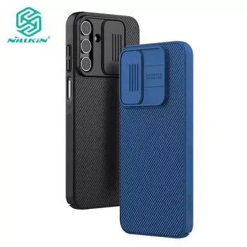 Чехол Nillkin CamShield для Samsung Galaxy A25 5G, защитный слайдер для камеры, роскошный жесткий противоударный чехол для ПК For Samsung A25 5G чёрный
