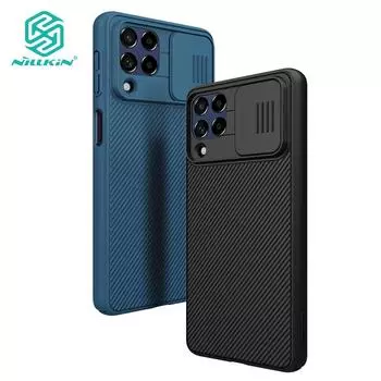 Чехол Nillkin CamShield для Samsung Galaxy M53 5G, защита слайдера камеры, роскошный жесткий противоударный чехол для ПК Samsung Galaxy M53 5G чёрный
