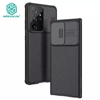 Чехол Nillkin CamShield для Samsung Galaxy S21 Note 20 S20 Ultra S20 Plus S21 S20 FE A32 A52 A72 A22 A71 A51 amera Slide, защита конфиденциальности, задняя крышка Samsung A51 чёрный