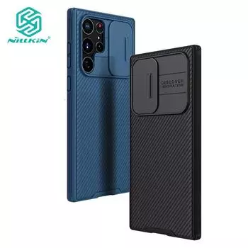 Чехол Nillkin CamShield для Samsung S22 Ultra S21 FE S20 FE S21 S22 Plus A52S A52 A72 S21 Note 20 Ultra A71 A51 A32, задняя крышка для камеры, слайдер, конфиденциальность Samsung S20 FE чёрный