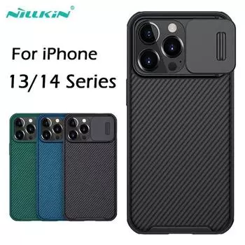 Чехол Nillkin CamShield Pro для iPhone 13 14 Pro Max, чехол для камеры iPhone 13 14 Plus, мини-защитный чехол для камеры iPhone 13 чёрный