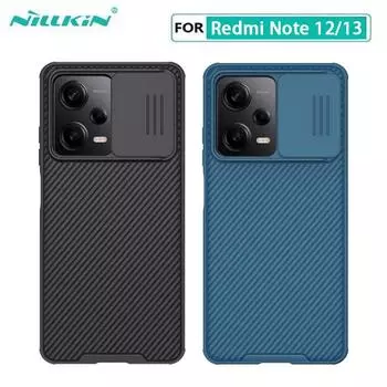 Чехол Nillkin CamShield Pro для Redmi Note 12 13, чехол для камеры Redmi Note 12 Pro Plus, защитный чехол для камеры 4G 5G Redmi Note 12 Pro 5G чёрный
