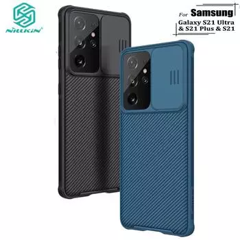 Чехол NILLKIN CamShield Pro для Samsung Galaxy S20 S21 Ultra Plus Note 20 Ultra A51 A71, чехол для телефона с защитной задней крышкой для камеры Samsung A51 чёрный