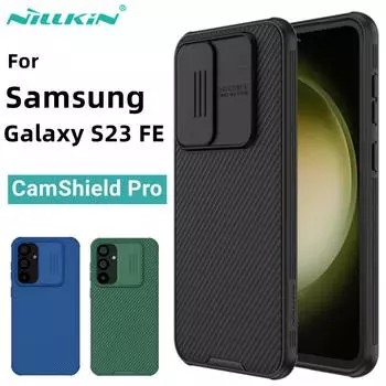 Чехол Nillkin CamShield Pro для Samsung Galaxy S23 FE, защита объектива камеры, чехол для телефона Samsung S23 FE, задняя крышка Samsung Galaxy S23 FE чёрный