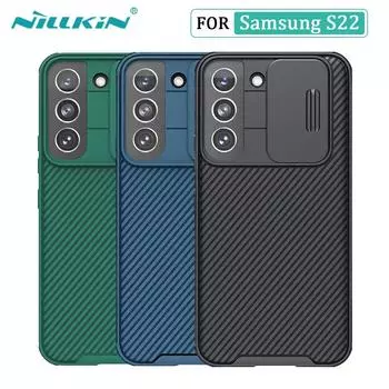 Чехол Nillkin CamShield Pro для Samsung Galaxy S22, чехол для камеры Samsung S22 + Plus Ultra Samsung S22 чёрный
