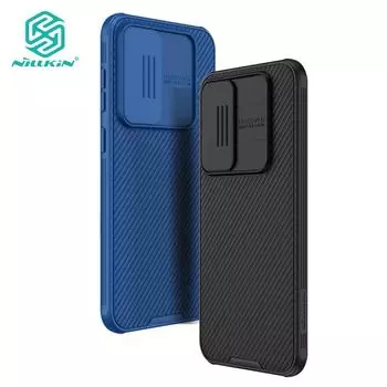 Чехол Nillkin CamShield Pro для телефона Samsung Galaxy S23 FE, защитный слайдер для камеры, жесткий противоударный чехол для задней панели из ПК Samsung Galaxy S23 FE чёрный