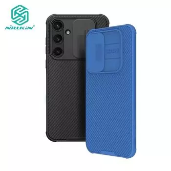 Чехол Nillkin CamShield Pro для телефона Samsung Galaxy A35, защитный слайдер для камеры, жесткий противоударный чехол для ПК, задняя крышка For Galaxy A35 чёрный