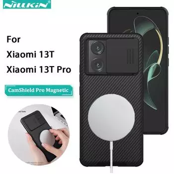 Чехол Nillkin CamShield Pro для Xiaomi 13T Pro, магнитная защита объектива камеры, чехол для телефона MI13T