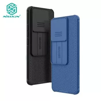 Чехол Nillkin CamShield Pro для Xiaomi Redmi Note 13 Pro 5G, чехол для телефона, защита слайдера камеры, роскошный ТПУ + ПК, противоударная задняя крышка For Redmi Note 13 Pro 5G чёрный