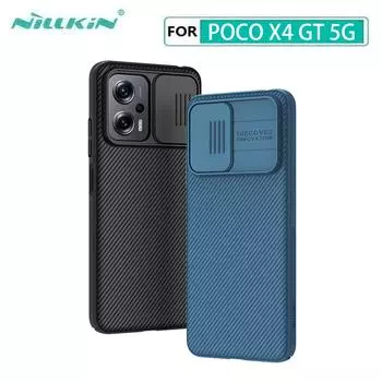 Чехол Nillkin CamShield Slide Camera Cover для Poco X4 GT 5G, защитный чехол для камеры POCO X4 GT 5G чёрный