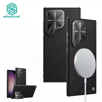 Чехол Nillkin CarboProp для Samsung Galaxy S24 Ultra Aramid Fiber+TPU Magnetic Case For Galaxy S24 Ultra чёрный