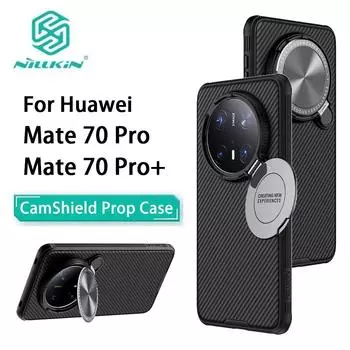 Чехол NILLKIN для Huawei Mate 70 Pro Plus для телефона CamShield Prop, защитная задняя крышка для камеры Huawei Mate 70 Pro чёрный
