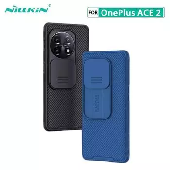 Чехол NILLKIN для OnePlus ACE 2 CamShield Pro, слайд-объектив камеры, защита конфиденциальности, задняя крышка для OnePlus Ace2 OnePlus Ace 2 чёрный