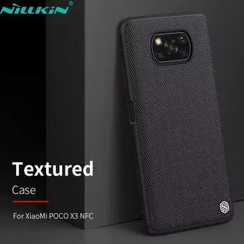 Чехол Nillkin для POCO X3 F3 M3 GT NFC, текстурированный чехол из нейлонового волокна для Xiaomi Mi Note 10 Lite Mi 12 11 11i 10S 10 10T Pro Lite Ultra 5G, чехол