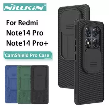 Чехол NILLKIN для Redmi Note 14 Pro Plus Pro+ для телефона CamShield Pro, защитная задняя крышка для камеры Redmi Note 14 Pro 5G чёрный