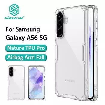 Чехол Nillkin для Samsung Galaxy A56 5G Nature TPU Pro прозрачный мягкий силиконовый чехол прозрачный чехол Samsung A56 5G белый
