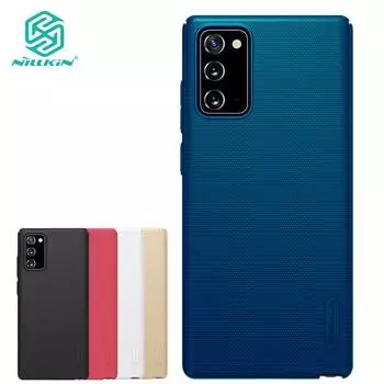 Чехол NILLKIN для Samsung Galaxy Note 20 5G, матовая жесткая задняя крышка для сотового телефона из ПК Galaxy Note 20 5G чёрный