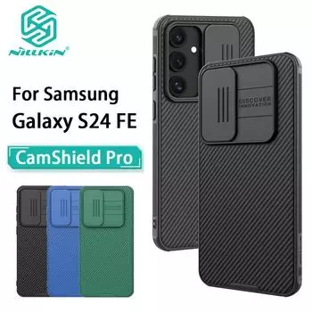 Чехол NILLKIN для Samsung Galaxy S24 FE, защитная задняя крышка для камеры CamShield Pro Samsung Galaxy S24 FE чёрный
