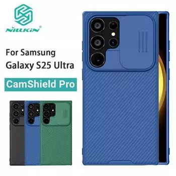 Чехол Nillkin для Samsung Galaxy S25 Ultra, защитный чехол для камеры CamShield Pro Samsung Galaxy S25 Ultra синий