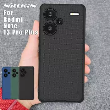 Чехол Nillkin для Xiaomi Redmi Note 13 Pro Plus 5G Frosted Pro 360 PC TPU Bumper Matte PC TPU Full Back Cover for Note13ProPlus 5G чёрный
