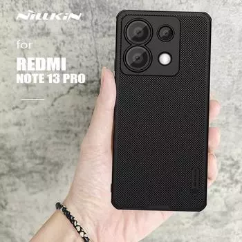 Чехол Nillkin для Xiaomi Redmi Note 13 Pro / 13 Pro Plus 5G, сверхпрочный защитный чехол с матовым покрытием для Redmi Note 13 Pro Note 13 Pro 5G красный
