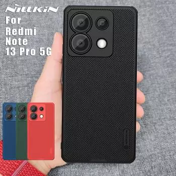 Чехол Nillkin для Xiaomi Redmi Note 13 Pro 5G Frosted Pro 360 PC, ТПУ, бампер, матовый, ПК, ТПУ, полная задняя крышка for Note 13 Pro 5G чёрный