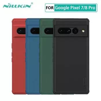 Чехол Nillkin Frosted Shield Pro для Google Pixel 7 Pro, твердая задняя крышка для ПК для Google Pixel 8 Pro, чехол Google Pixel 7 Pro чёрный