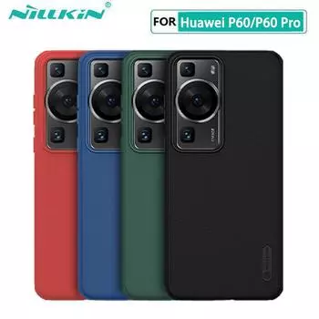 Чехол Nillkin Frosted Shield Pro для Huawei P60 Pro, твердая задняя крышка для ПК, чехол для Huawei P60 Huawei P60 чёрный