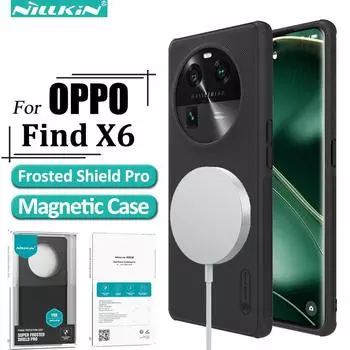 Чехол Nillkin Frosted Shield Pro для OPPO Find X6, твердая задняя крышка из магнитного ПК для OPPO Find X6
