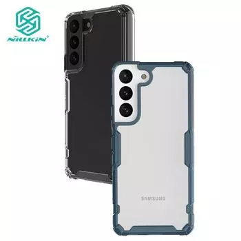 Чехол Nillkin Nature Pro из ТПУ для телефона Samsung Galaxy S22, ультратонкий прозрачный противоударный мягкий чехол