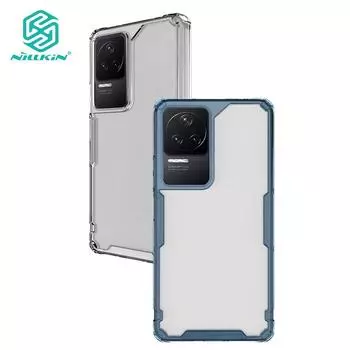 Чехол Nillkin Nature Pro Xiaomi Redmi K50 Pro, ультратонкий роскошный мягкий чехол из ТПУ, прозрачная подушка безопасности, противоударная задняя крышка Redmi K50 Pro белый