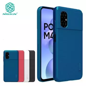 Чехол Nillkin с суперматовым щитом для телефона Xiaomi Poco M4 5G, ультратонкий матовый жесткий чехол из ПК с защитой от отпечатков пальцев, противоударная задняя крышка