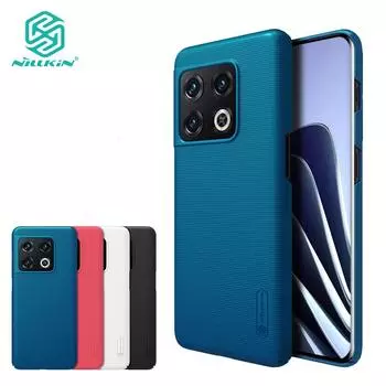 Чехол Nillkin Super Frosted Shield для OnePlus 10 Pro, матовый жесткий противоударный чехол из ПК с защитой от отпечатков пальцев OnePlus 10 Pro чёрный