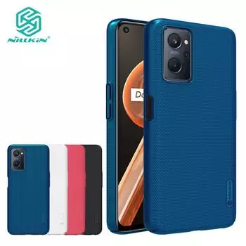 Чехол Nillkin Super Frosted Shield для Realme 9i, матовый жесткий противоударный чехол из ПК с защитой от отпечатков пальцев Realme 9i белый