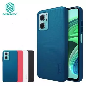 Чехол Nillkin Super Frosted Shield для телефона Xiaomi Redmi Note 11E Redmi 10 5G, ультратонкий матовый жесткий чехол из ПК с защитой от отпечатков пальцев, противоударная задняя крышка Redmi Note 11E чёрный
