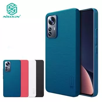 Чехол Nillkin Super Frosted Shield для Xiaomi Mi 12 Lite, ультратонкий матовый жесткий чехол из ПК с защитой от отпечатков пальцев, противоударная задняя крышка Xiaomi Mi 12 Lite чёрный
