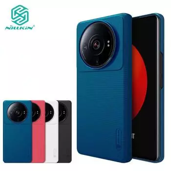 Чехол Nillkin Super Frosted Shield для Xiaomi Mi 12S Ultra, ультратонкий матовый жесткий чехол из ПК с защитой от отпечатков пальцев, противоударная задняя крышка Xiaomi Mi 12S Ultra чёрный