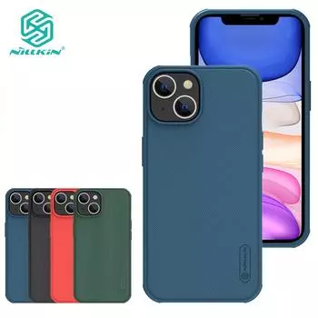 Чехол Nillkin Super Frosted Shield Pro для iPhone 14 Plus, чехол для телефона, ультратонкий матовый ТПУ + ПК, противоударная задняя крышка с защитой от отпечатков пальцев iPhone 14 Plus чёрный