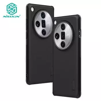 Чехол Nillkin Super Frosted Shield Pro для Oppo Find X7 Ultra, ультратонкий матовый противоударный чехол с защитой от отпечатков пальцев, задняя крышка For Find X7 Ulta чёрный