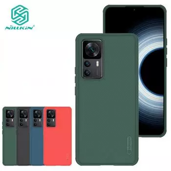 Чехол Nillkin Super Frosted Shield Pro для Xiaomi Mi 12T Pro, чехол для телефона, ультратонкий матовый ТПУ + ПК, противоударная задняя крышка с защитой от отпечатков пальцев Xiaomi 12T Pro красный