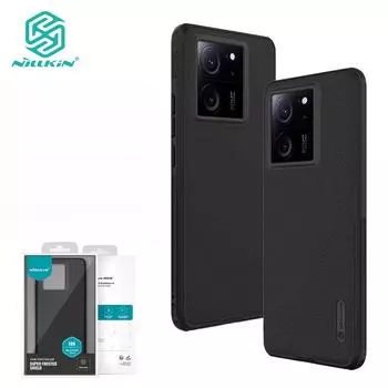 Чехол Nillkin Super Frosted Shield Pro для Xiaomi Mi 13T Pro 12T Pro 13T 12T, матовый противоударный чехол с защитой от отпечатков пальцев, задняя крышка For Xiaomi 13T чёрный