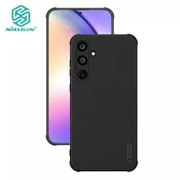 Чехол Nillkin Super Frosted Shield Pro для Samsung Galaxy A55 5G, ультратонкий матовый TPU + PC, противоударный, с защитой от отпечатков пальцев For Galaxy A55 чёрный