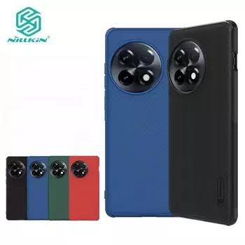 Чехол Nillkin Super Frosted Shield Pro для OnePlus Ace 2 Pro, ультратонкий матовый ТПУ + ПК, противоударная задняя крышка с защитой от отпечатков пальцев For Ace 2 Pro красный