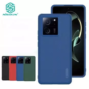 Чехол Nillkin Super Frosted Shield Pro для Xiaomi Mi 13T Pro 13T Redmi K60 Ultra, тонкий матовый противоударный чехол с защитой от отпечатков пальцев, задняя крышка For Xiaomi 13T чёрный