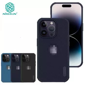Чехол Nillkin Super Frosted Shield Pro для iPhone 14 Pro Max, чехол для телефона, ультратонкий матовый ТПУ + ПК, противоударная задняя крышка с защитой от отпечатков пальцев iPhone 14 Pro Max чёрный