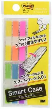 Чехол Notes Jove Smart Case прозрачный тонкий Headings 44 x 6 мм 20 листов разноцветных 6 книг 5 упаковок Post-It 680MSH-SC1-5P