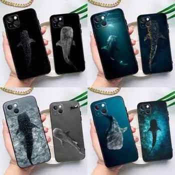 Чехол Ocean Whale Shark Animal для iPhone 15 14 13 12 11 Pro Max XS X XR SE 2020 2022 7 8 Plus 12 13 Mini Cover Shell iPhone 13 Pro