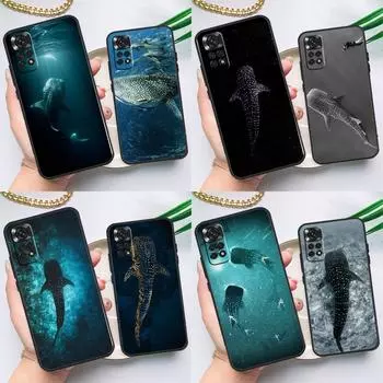 Чехол Ocean Whale Shark Animal для Xiaomi Redmi Note 11 10 8 9 12 Pro Note 11S 10S 9S 8T Redmi 10 10C 12C 9C 9T Cover Redmi Note 11