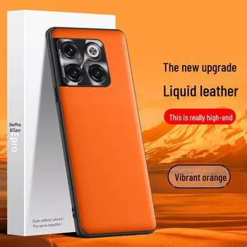 Чехол OnePlus Acepro Liquid Leather: Защитный чехол от падения и обрастания. Доступно для доставки одной единицей товара. OnePlus Acepro чёрный